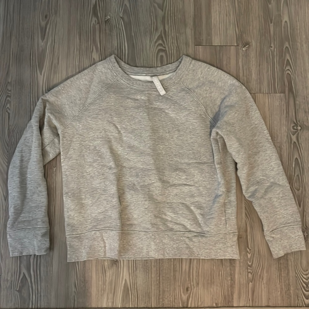 NWOT tags gray sweatshirt